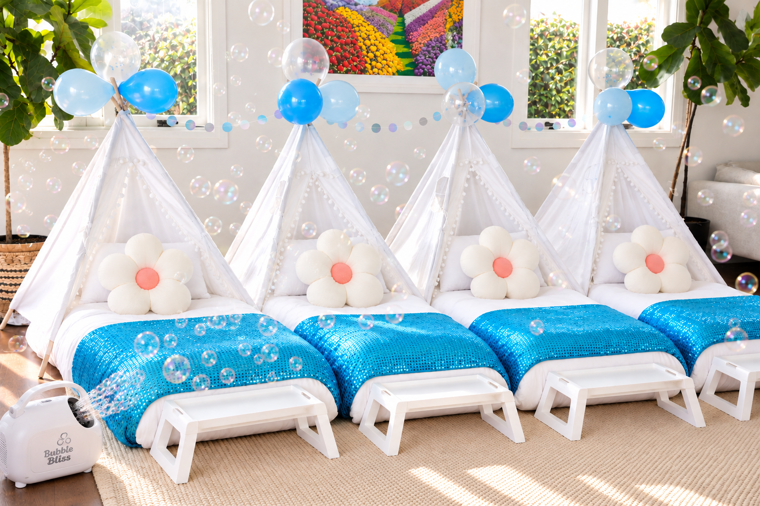 Bubbles sleepover theme by Yuboo