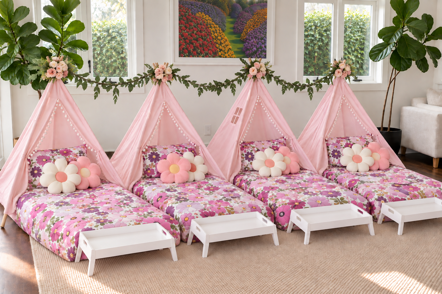 Blush sleepover theme by Yuboo